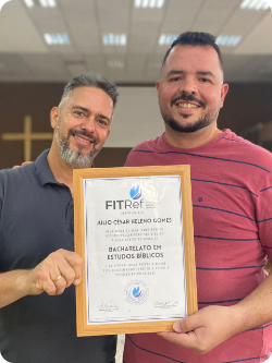 Júlio Heleno com seu Pastor e Tutor