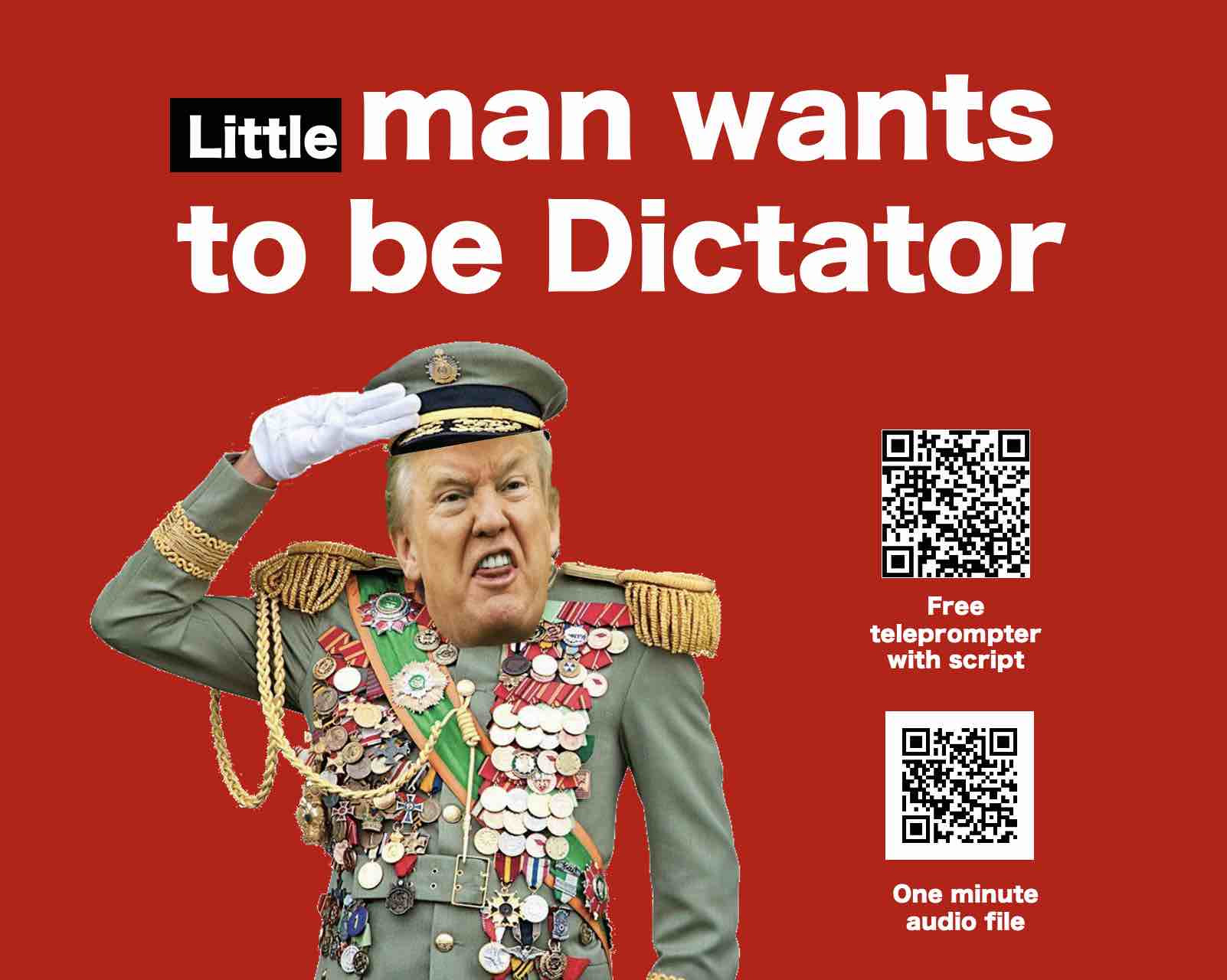 Little man wants to be dictator - script and audio file