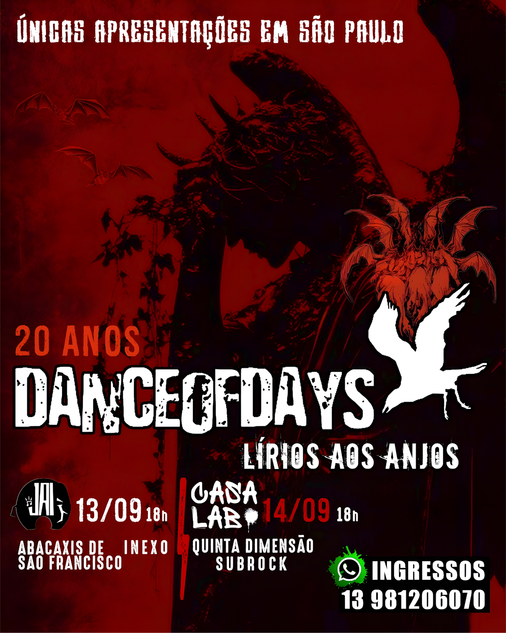 CARTAZ ANIVERSARIO LIRIOS AOS ANJOS