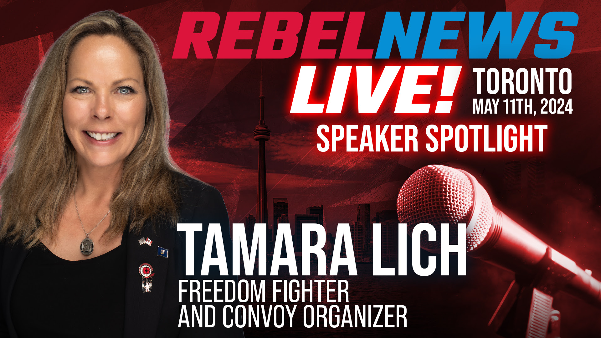 Tamara Lich at Rebel News LIVE! Toronto