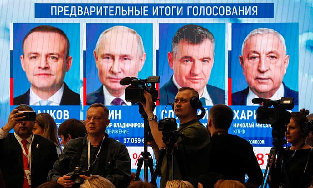 Vladimir Putin claims landslide election victory