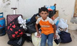 Kamal Al-Sultan, un niño desplazado de Beit Lahia, en el norte de Gaza, que ha sido desplazado siete veces a lo largo de más de diez meses.