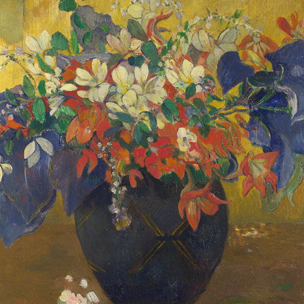 Paul Gauguin, A Vase of Flowers, 1896 © The National Gallery, London