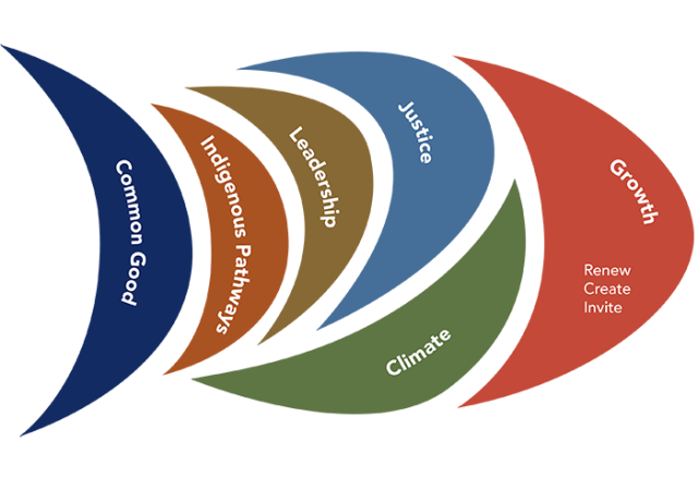 Strategic Plan fish infographic