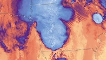 Brightness Temperature Data Iowa May 2024