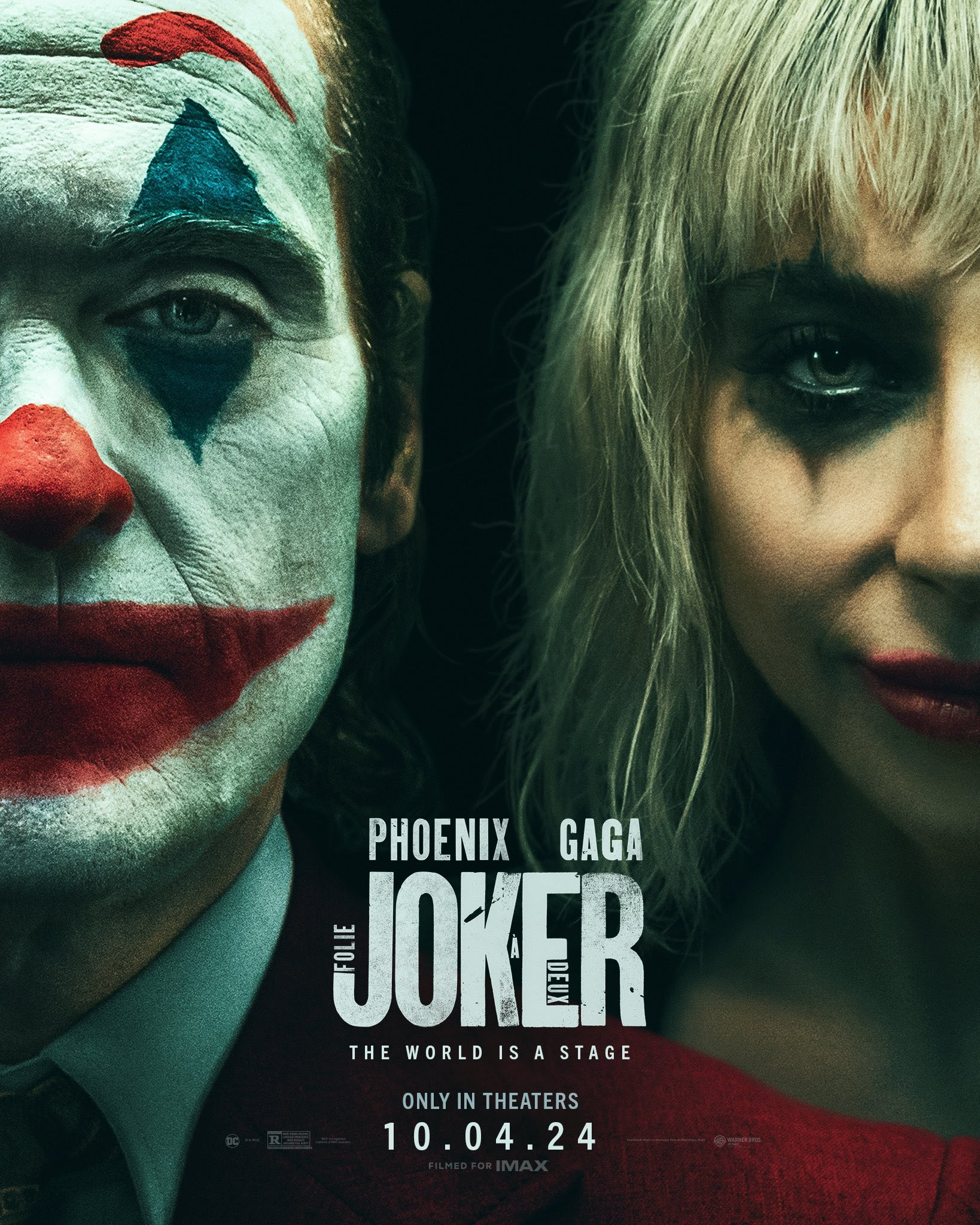 Film Updates on X: "New poster for 'JOKER: FOLIE À DEUX' starring Lady Gaga  and Joaquin Phoenix. In theaters on October 4. https://t.co/j9h486seBM" / X