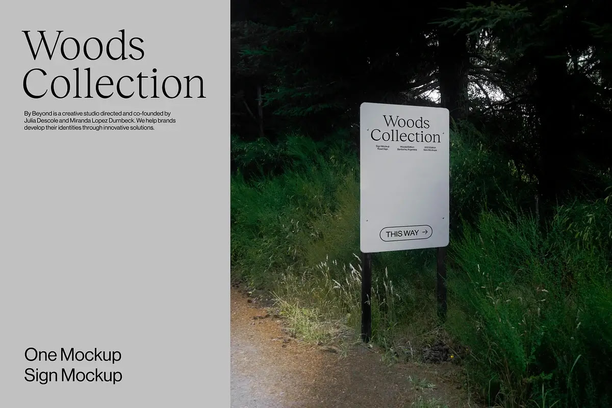 Woods Collection Sign Mockup 2
by By Beyond