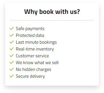 Why book with us?