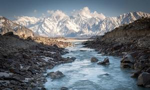 Montañas cerca de Skardu, Gilgit Baltistán, Pakistán.