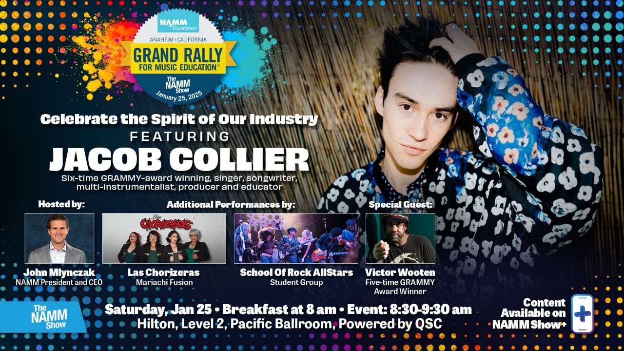 Grand Rally for Music Education headliner Jacob Collier