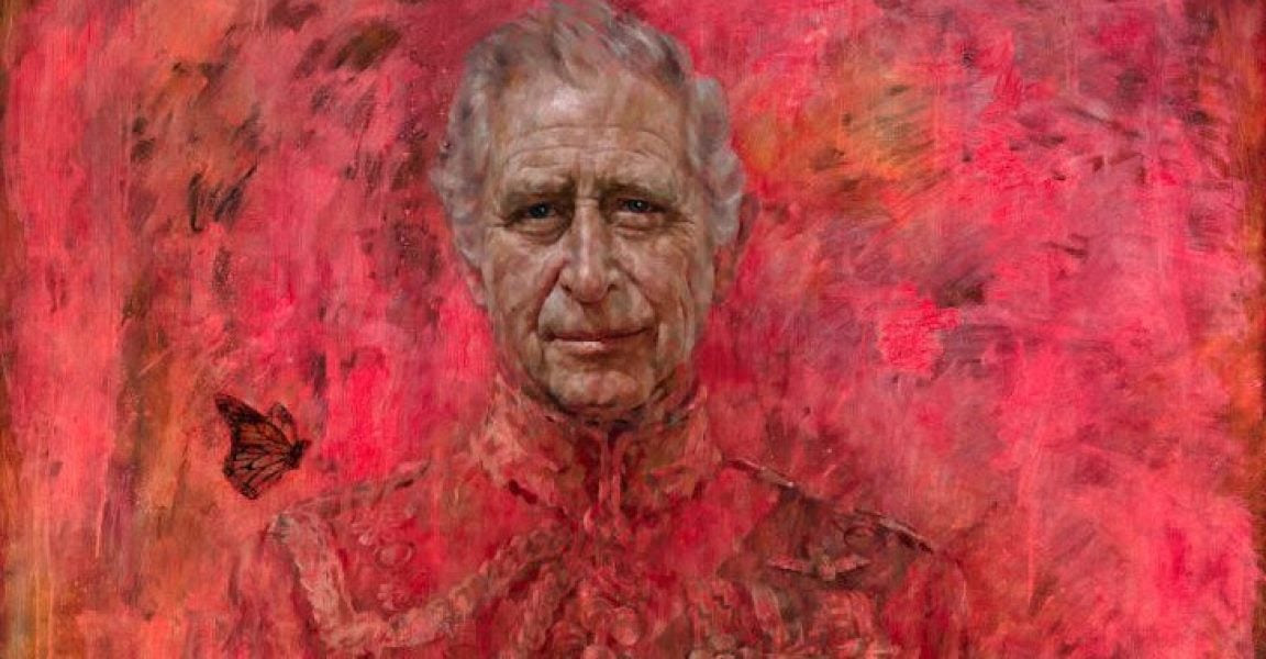 New King Charles Portrait Sparks Backlash for ‘Blood-Red’ Palette