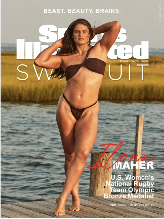 Ilona Maher on the cover of sports illustrated