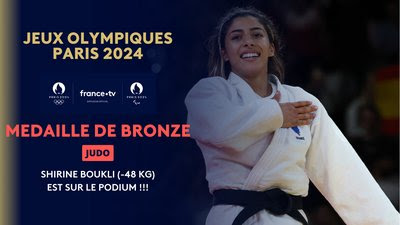 Judo (F) -48kg : Shirine Boukli décroche le bronze