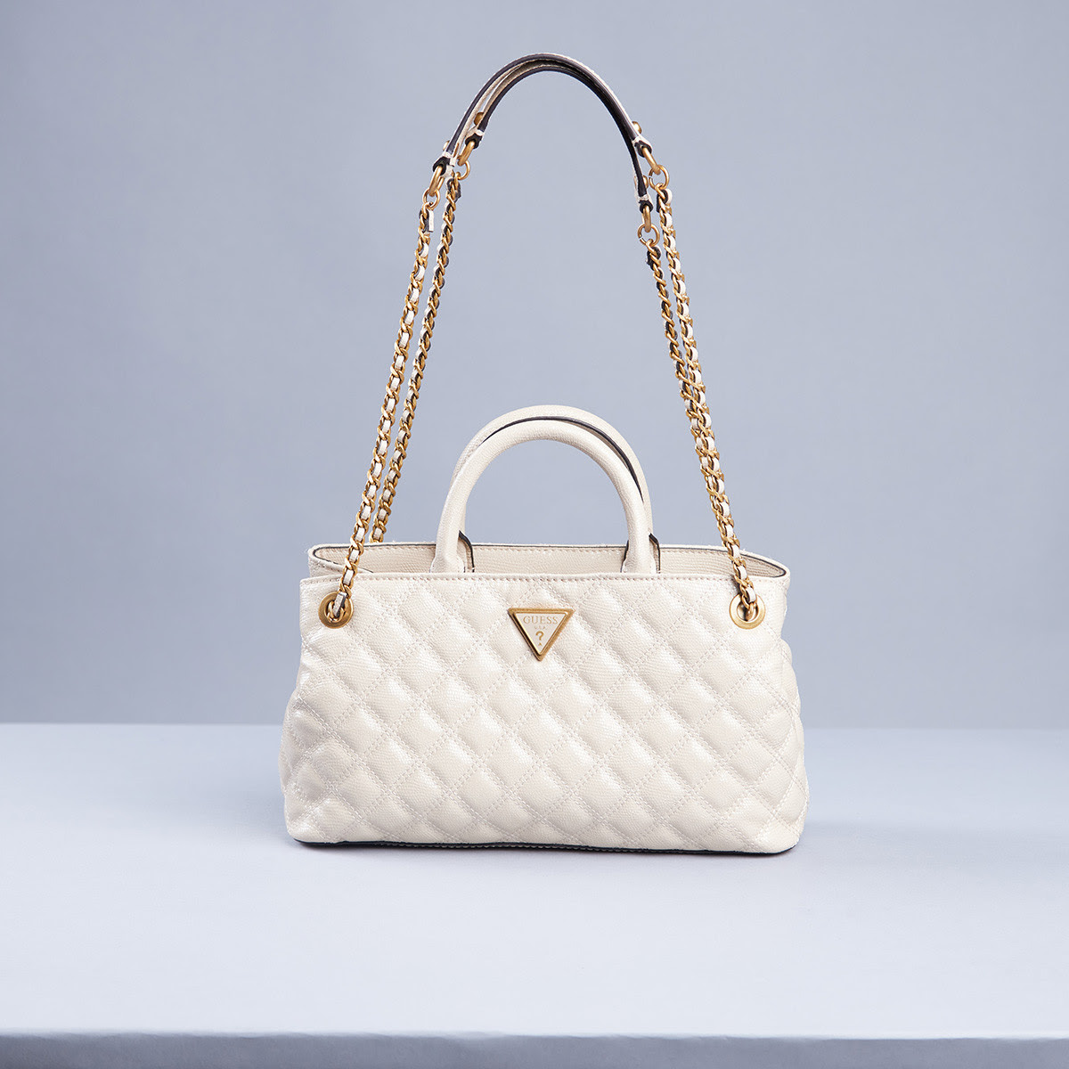 Image of Giully Quilted Girlfriend Shoulder Satchel