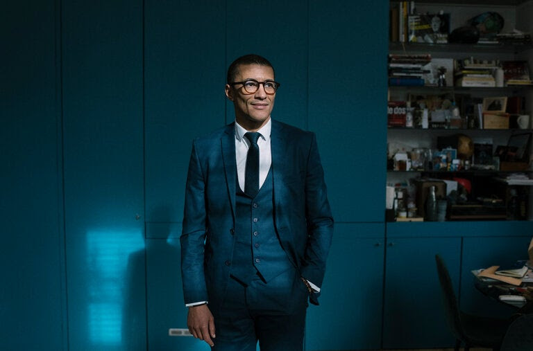 Karim Bouamrane in his office in St.-Ouen, France. “I’m using the Olympic Games as a political weapon,” he said. 