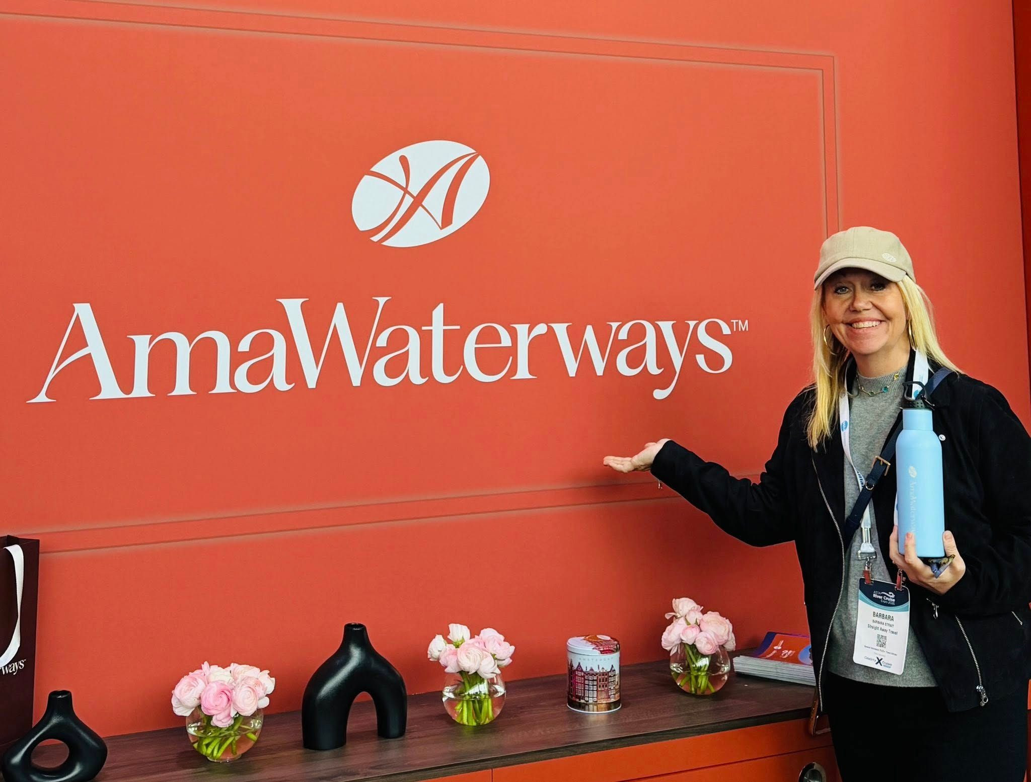 Real photo celebrating our partnership with AmaWaterways.