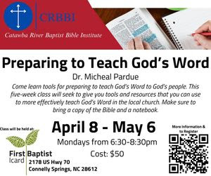 Preparing to Teach God's Word 2