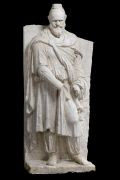 14_Statue inachevée de Dace captif_Début du IIe siècle ap JC.  Collection Torlonia ©Fondazione Torlonia