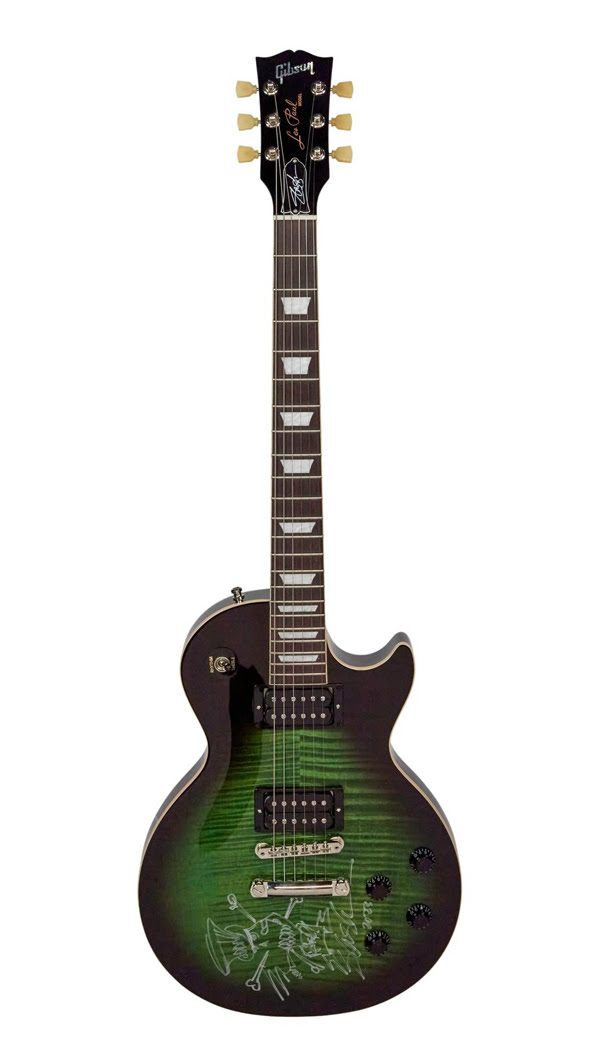 Guns N’ Roses guitarist Slash’s signed 2023 Gibson Les Paul Anaconda Burst Guitar