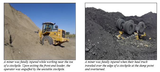 MSHA Dump Point and Stockpile Safety - Safety Alert