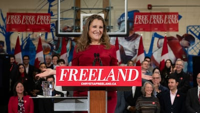 Chrystia Freeland, exministra de Trudeau, lanza candidatura: Promete ‘contraatacar’ a Trump