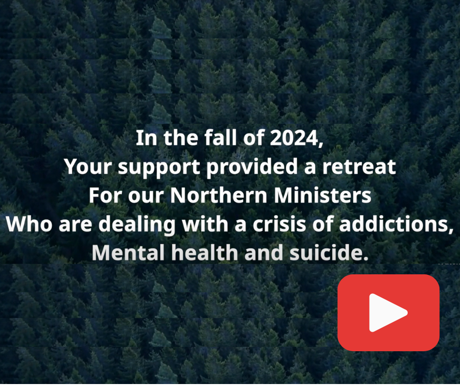Northern Ministers Retreat Video tile with Play button