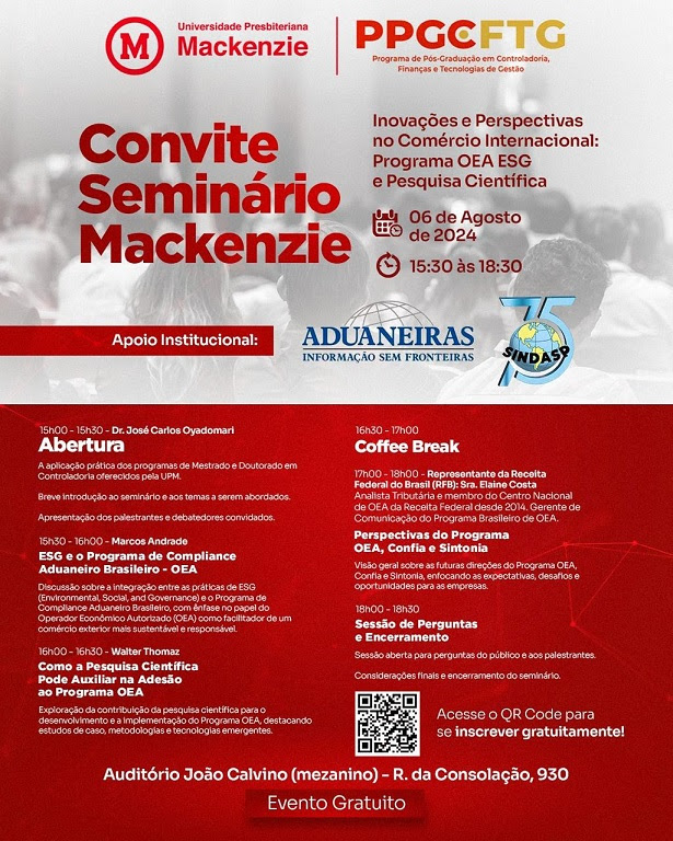 CONVITE SEMINÁRIO MACKENZIE