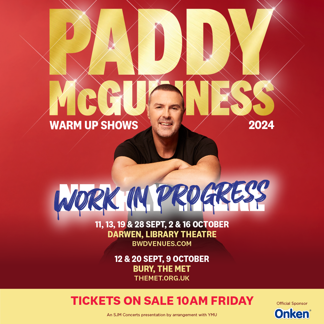 Paddy McGuinness announces Nearly There 2024 Tour • WithGuitars