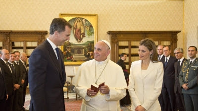 El Rey resalta que el Papa Francisco seguirá inspirando en la importancia del