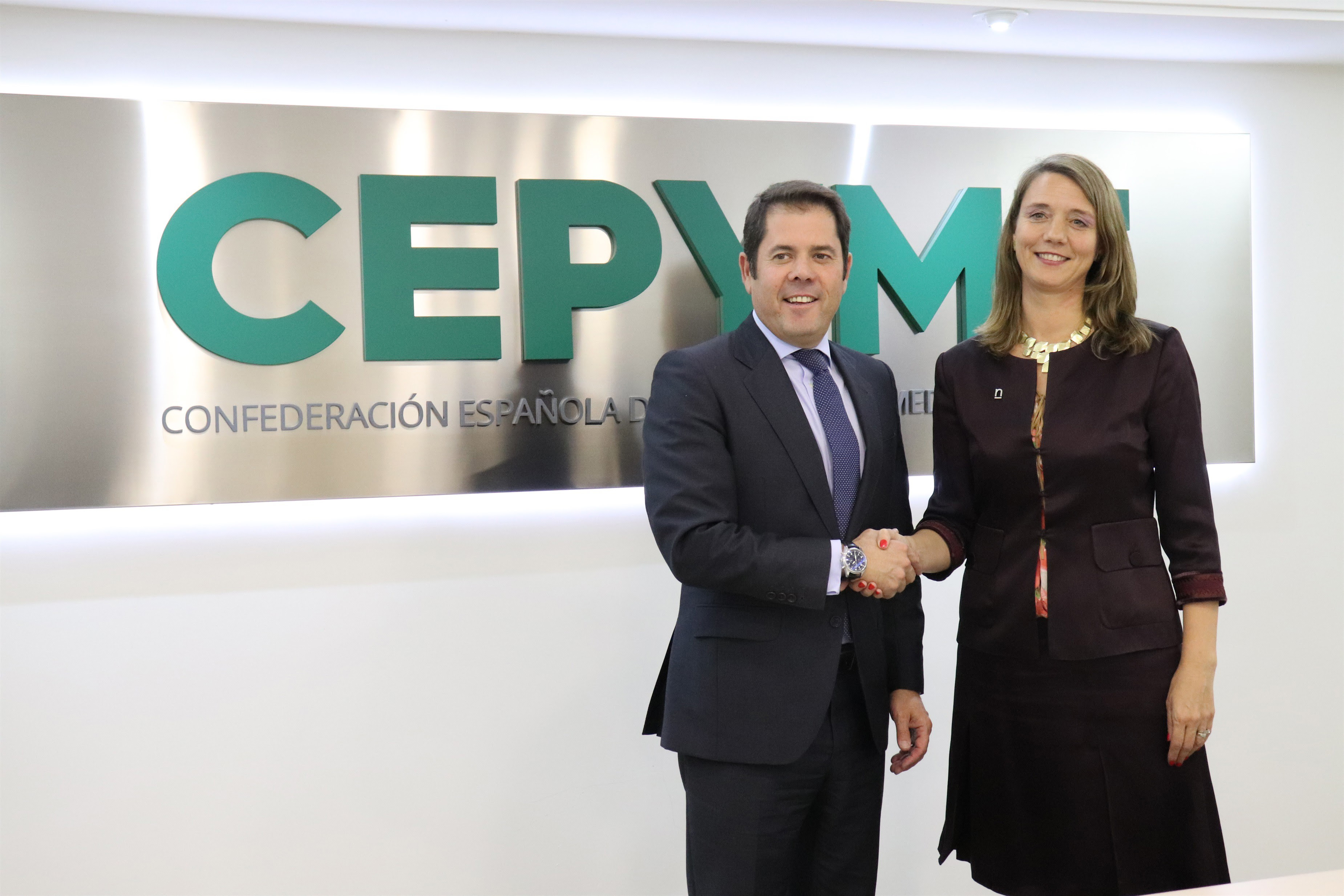 Cuerva y De Miguel se disputan este martes la presidencia de Cepyme tras un tenso proceso electoral Archivo - El presidente de Cepyme y candidato a la reelección, Gerardo Cuerva, y la presidenta de CEOE-Cepyme Valladolid y candidata a las presidenciales de Cepyme, Ángela de Miguel.