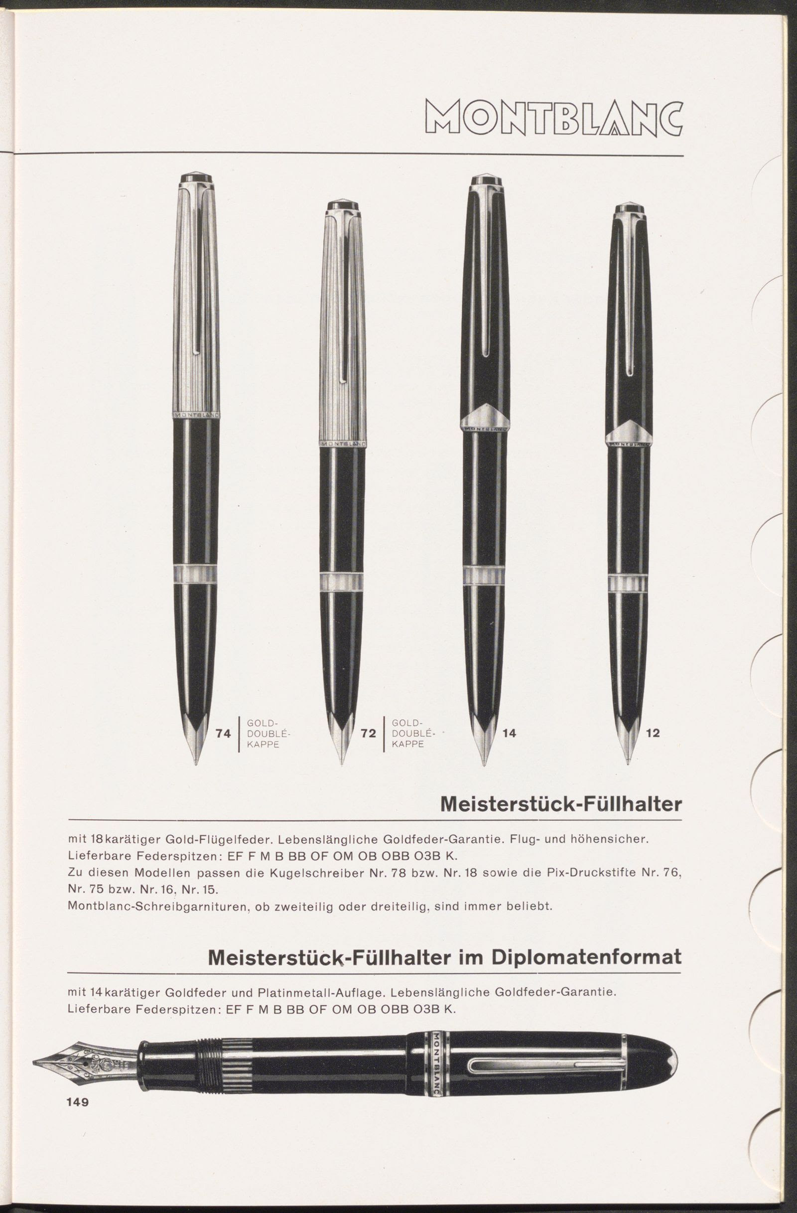 Meisterstück la pluma ms icónica de Montblanc cumple 100 años