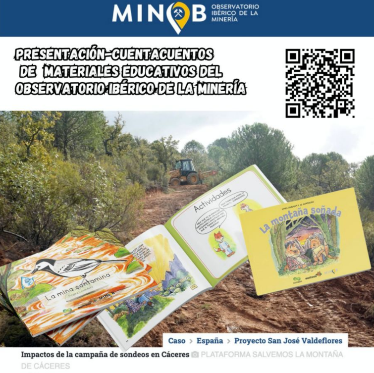 Campaña para divulgar y compartir materiales educativos sobre minería