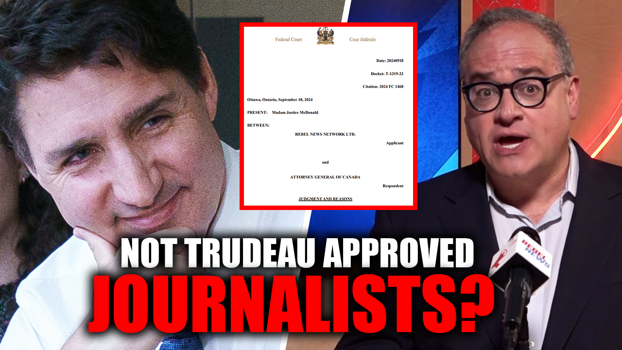 DARK DAY: Federal Court sides with Trudeau censorship ruling
against Rebel News