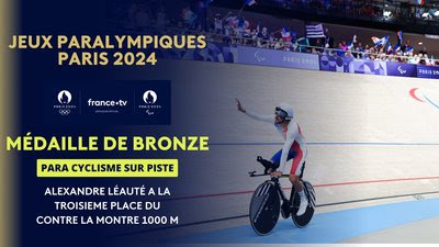 Para cyclisme - CLM 1000m (H) : Alexandre Léauté décroche le bronze