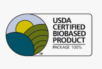 USDA Certified Biobased Product Package 100% Logo