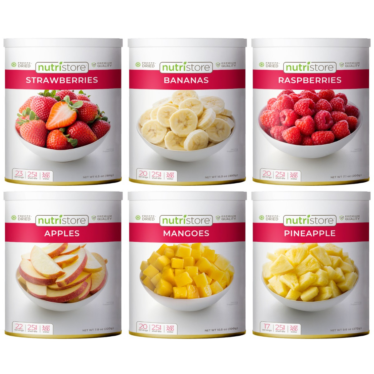 Image of Nutristore Fruit Combo 6 Pack