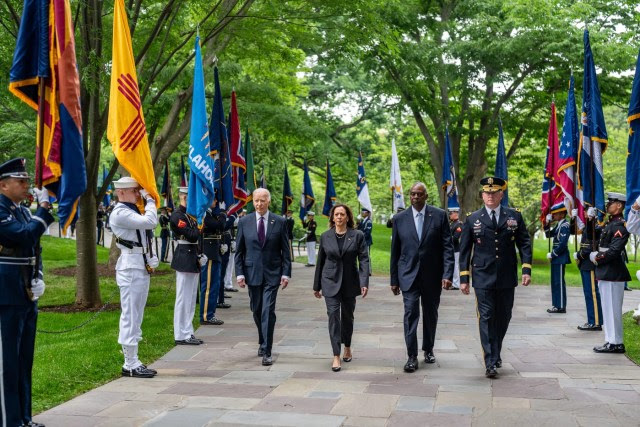 Presidente Joe Biden e a vice-presidente Kamala Harris