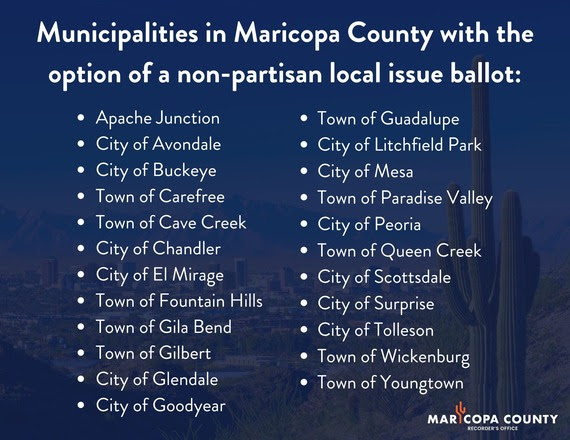 Nonpartisan/Local Issues Ballot Options