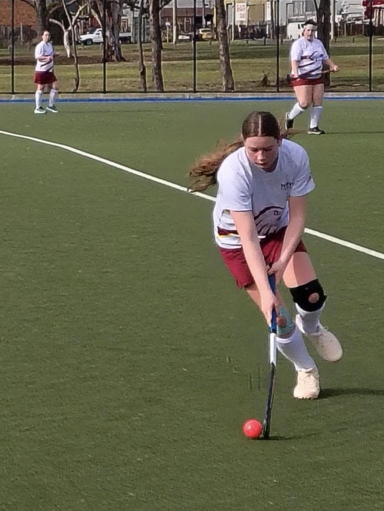 Jess Richens is a shooting star of Geelong hockey. Picture: Newtown Hockey Club.