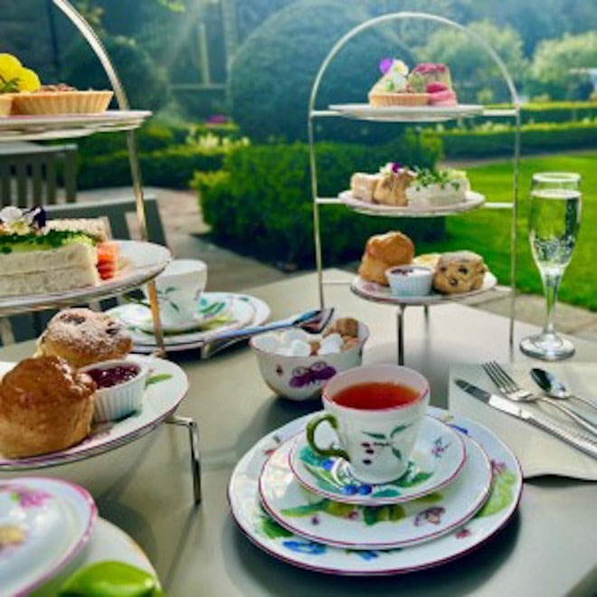 Afternoon tea in the Café at the Palace