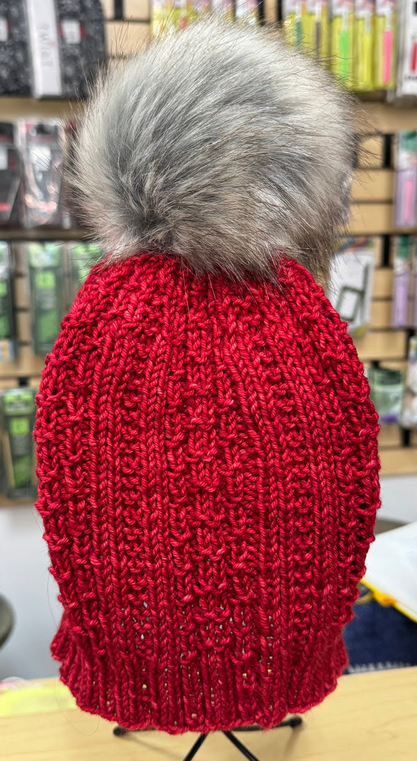 Gunflint; malabrigo; rios; ravelry red; hat;