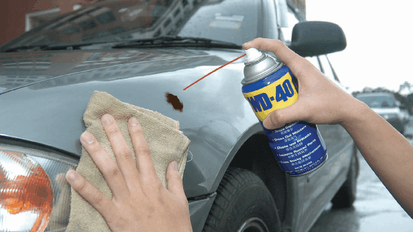 Is it safe to use WD-40 on car paint, or would it harm the car's paint? Main-qimg-8df10812fcdca3f841d3ab6f63d0f480