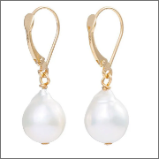 Teardrop Pearl Earrings