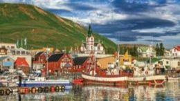 Village of Husavik on Icelandic Explorer