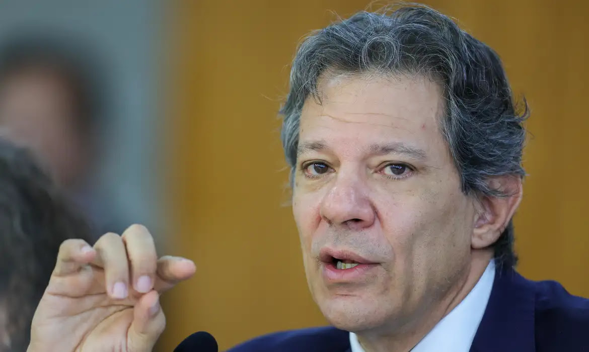Fabio Rodrigues-Pozzebom/ Agência Brasil Brasília (DF) 27/11/2024 O ministro da Fazenda, Fernando Haddad, durante coletiva para explicar o pacote de corte gastos do governo Foto: Fabio Rodrigues-Pozzebom/ Agência Brasil