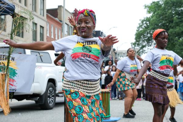 Dwennimmen African Dance Community at Juneteenth parade