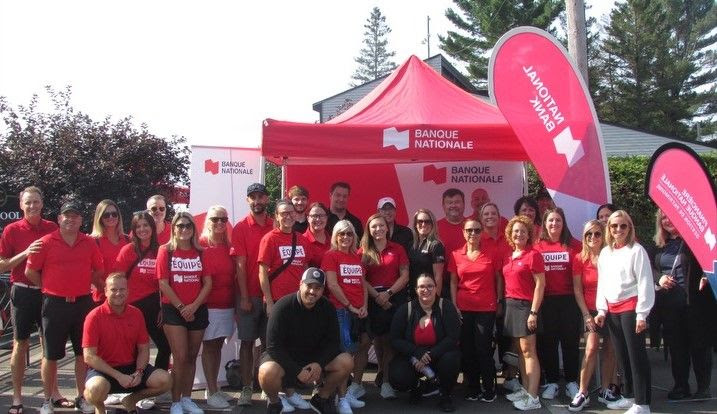 Les bénévoles du tournoi de golf de la Banque Nationale du Canada