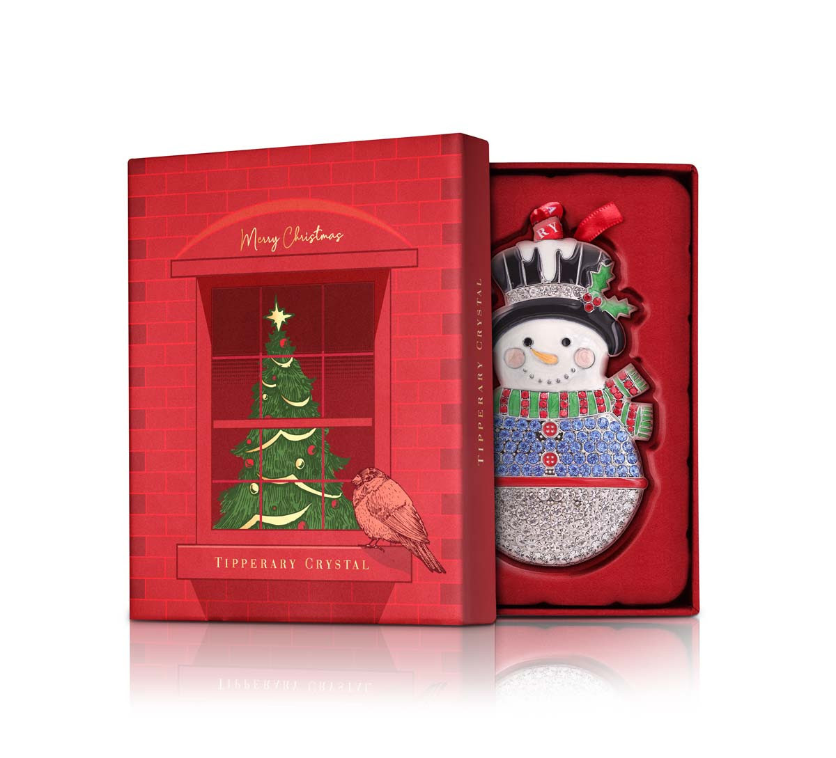 Image of Exclusive Sparkling Snowman Christmas Decoration