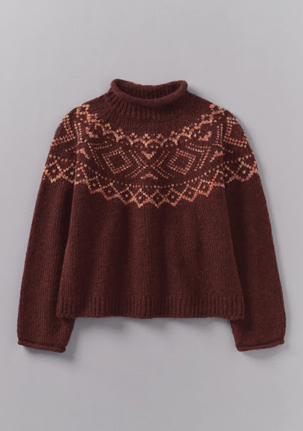 Graphic Yoke Sweater