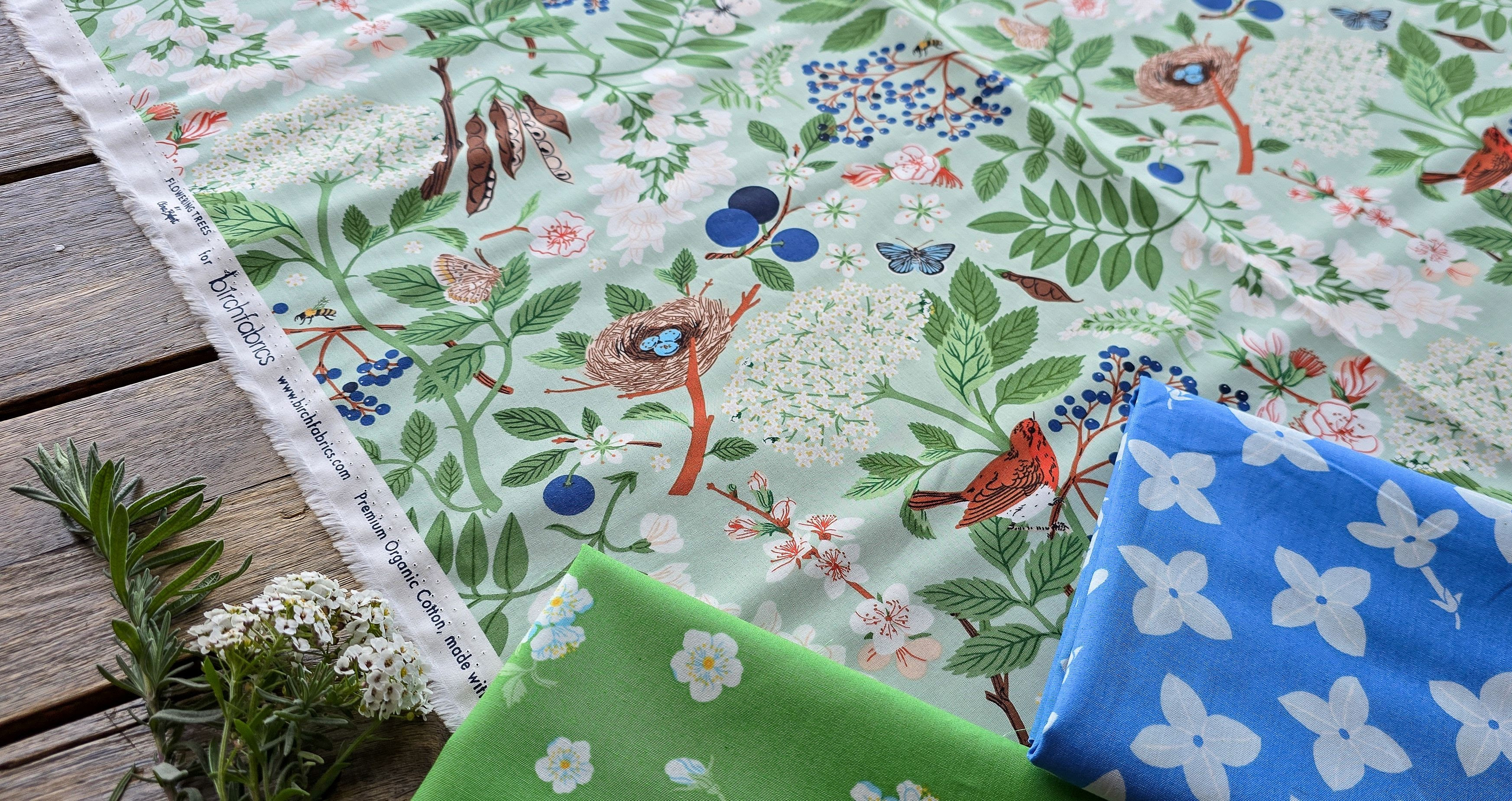 Flowering Trees fabrics